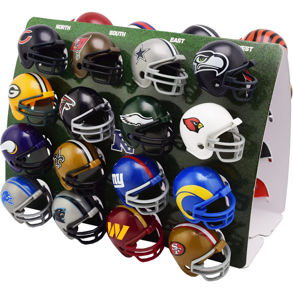 32 Piece NFL Helmet Tracker Set All NFL Current Logo's