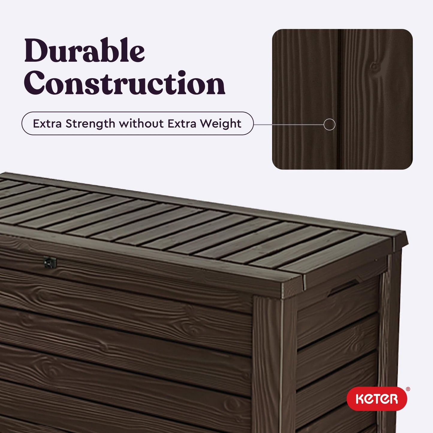 150 Gallon Outdoor Storage Deck