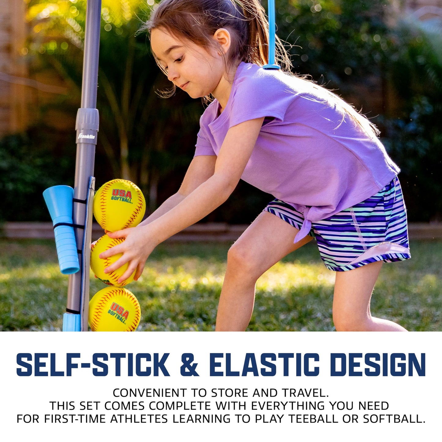 Grow-with-Me Kids Baseball Batting Tee + Stand Set for Youth + Toddlers