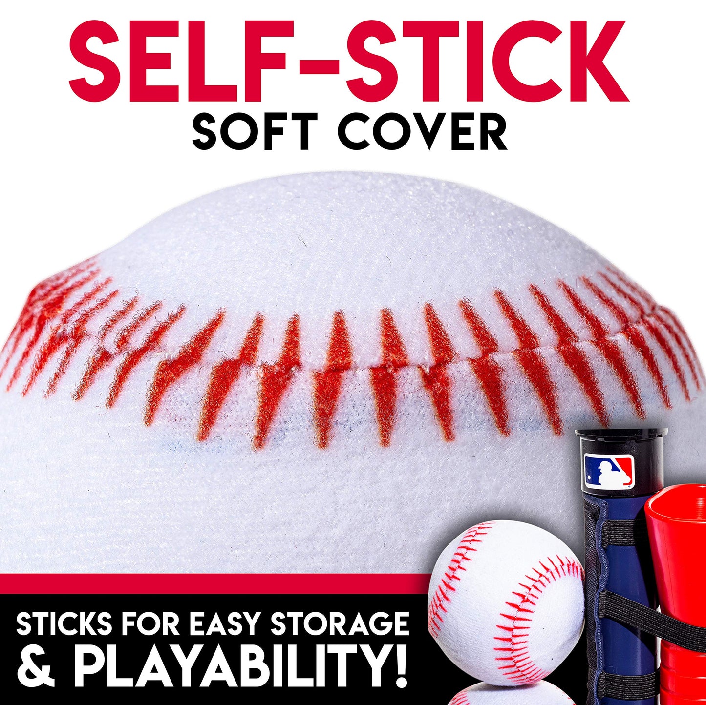 Grow-with-Me Kids Baseball Batting Tee + Stand Set for Youth + Toddlers