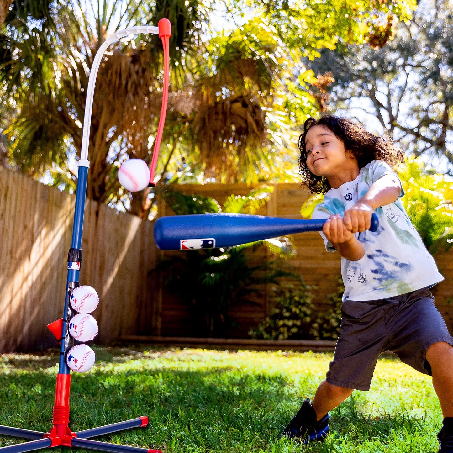 Grow-with-Me Kids Baseball Batting Tee + Stand Set for Youth + Toddlers