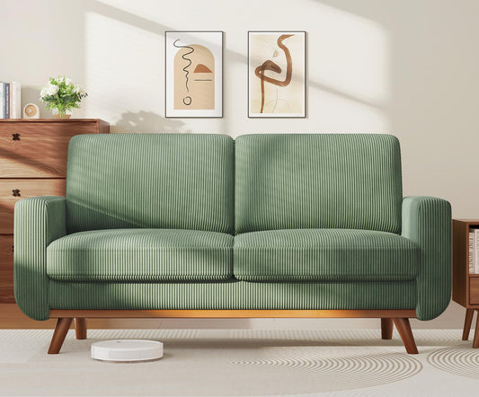 Loveseat Sofa Green | Sofa for Bedroom | Loveseat for Living Room