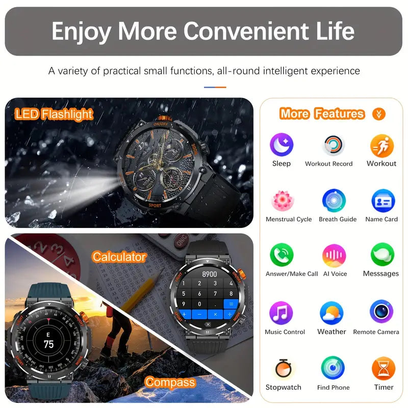Waterproof Sports Smartwatch